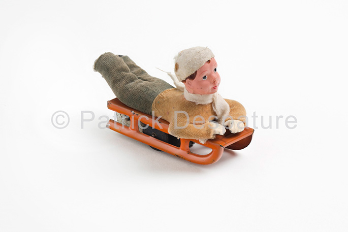 Mes jouets sports d'hiver, Patrick Desparture Collection, Liegender Rodler