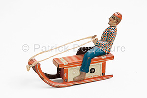 Mes jouets sports d'hiver, Patrick Desparture Collection, Sitzender Rodler
