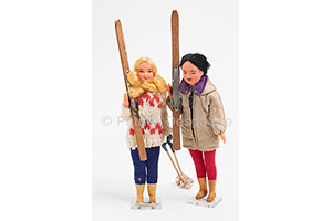 Mes jouets sports d'hiver, Patrick Desparture Collection, Skifahrer Puppen