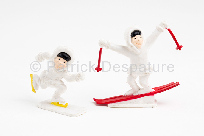 Mes jouets sports d'hiver, Patrick Desparture Collection, Eskimos on skis