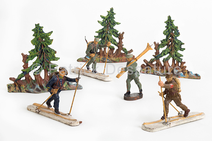 Mes jouets sports d'hiver, Patrick Desparture Collection, Soldiers on skis