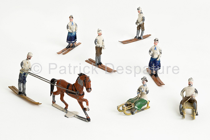 Mes jouets sports d'hiver, Patrick Desparture Collection, Winter sports scene