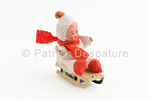 Mes jouets sports d'hiver, Patrick Desparture Collection, Lugeuse assise