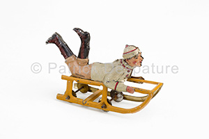 Mes jouets sports d'hiver, Patrick Desparture Collection, Lugeur couché