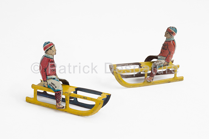 Mes jouets sports d'hiver, Patrick Desparture Collection, Lugeurs assis