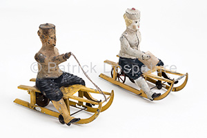 Mes jouets sports d'hiver, Patrick Desparture Collection, Lugeuses assises
