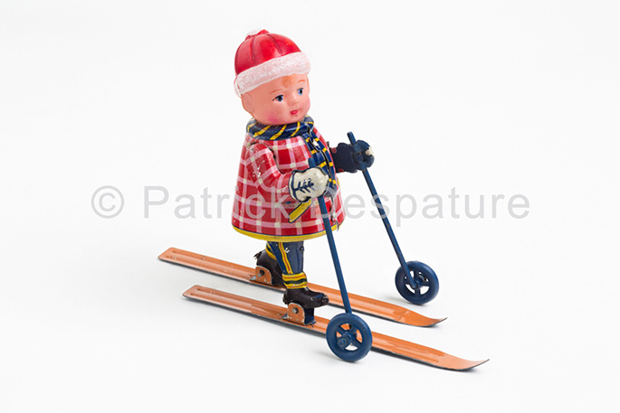 Mes jouets sports d'hiver, Patrick Desparture Collection, Skieuse