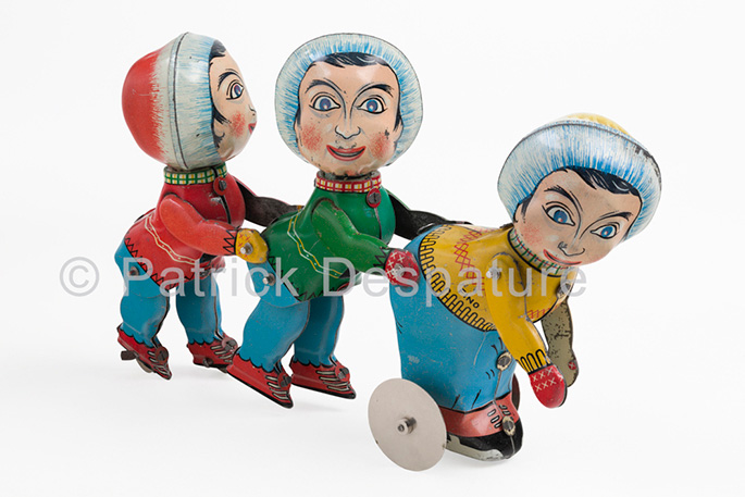 Mes jouets sports d'hiver, Patrick Desparture Collection, Trois patineurs