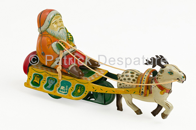 Mes jouets sports d'hiver, Patrick Desparture Collection, Der Weihnachtsmann auf seinem Schlitten