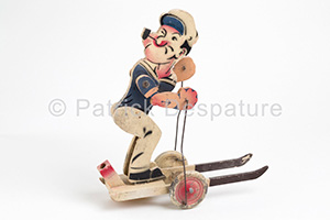 Mes jouets sports d'hiver, Patrick Desparture Collection, Popeye à ski