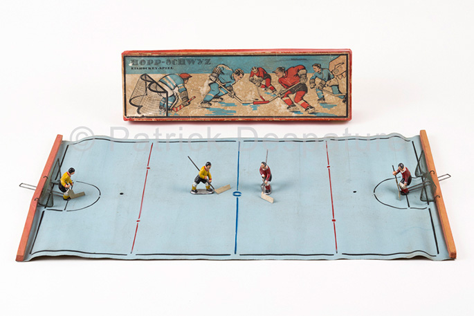 Mes jouets sports d'hiver, Patrick Desparture Collection, Hopp-Schwyz. Eishockey-Spiel