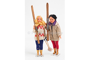 Mes jouets sports d'hiver, Patrick Despartures Collection, Skifahrer Puppen