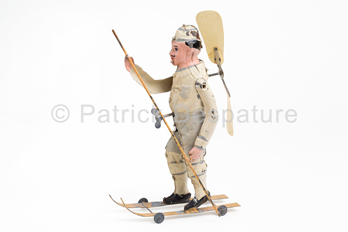 Mes jouets sports d'hiver, Patrick Desparture Collection, Skieur à hélice