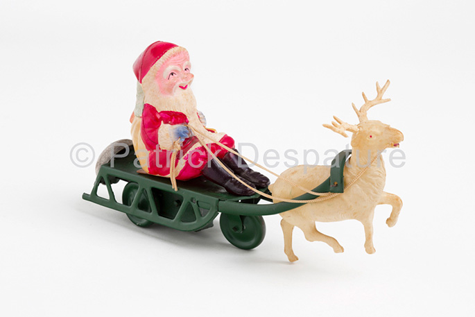 Mes jouets sports d'hiver, Patrick Desparture Collection, Santa Claus on sled