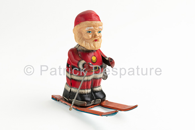 Mes jouets sports d'hiver, Patrick Desparture Collection, Skiing Santa Claus