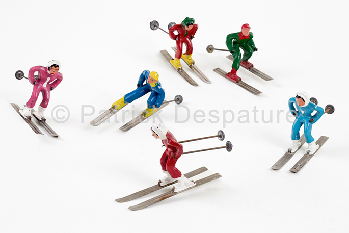 Mes jouets sports d'hiver, Patrick Desparture Collection, Skieuses et skieurs