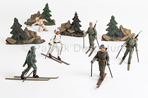 Mes jouets sports d'hiver, Patrick Desparture Collection, Soldats à ski